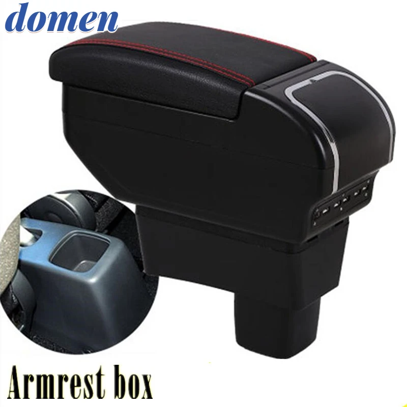 

for Suzuki Swift armrest box universal car center console modification accessories double raised with 9 USB 2005-2023