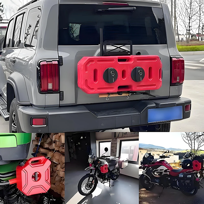 Universal 20l Fuel Tank Food Grade Plastic Oil Drum Self Driving Off-Road Convenient Oil Drum 5-Gallon Gasoline Tank Oil Drum