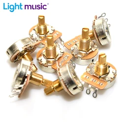 10PCS 250K 500K Guitar Potentiometers Brass 3/8