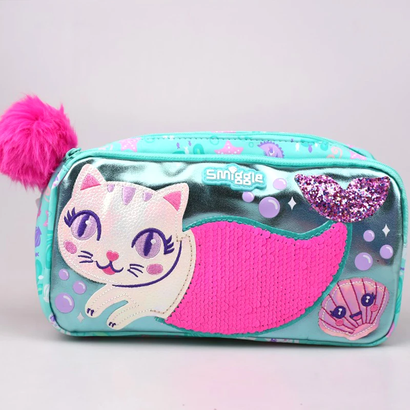 Spot Australian Smiggle Pencil Case cancelleria per studenti astuccio creativo borsa per cancelleria portatile di grande capacità impermeabile