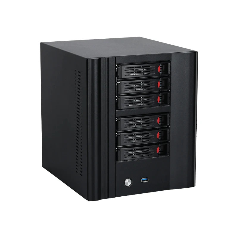 Home NAS PC Intel N100 Prozessor DDR5 M.2 NVMe SSD Win11 unterstützt 4X 6X 8X Bay 2,5 oder 3,5 Zoll Festplatten 10G Ethernet Typ-C HDMI DP