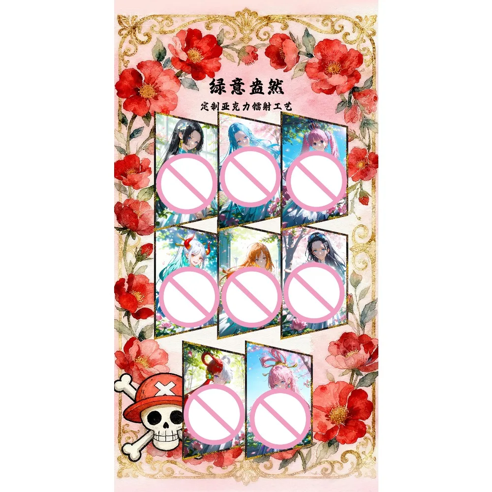 การ์ดสะสมกระดาษสีวันพีซ อนิเมะ ตัวละครมีเสน่ห์ งานฝีมือประณีต ของสะสมสำหรับเด็ก