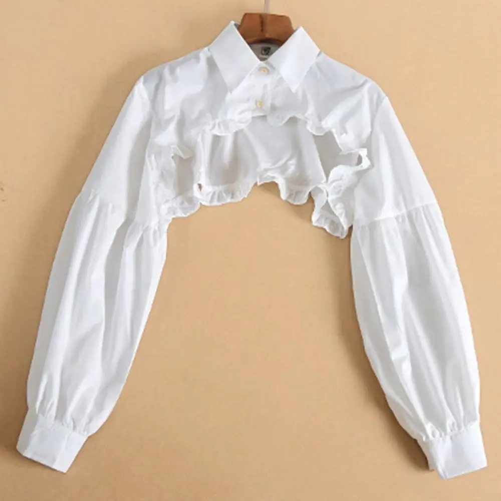 vintage-sleeve-shirt-collar-retro-puff-sleeve-women-puff-long-sleeve-ruffles-faux-courtly-style-detachable-collar-top
