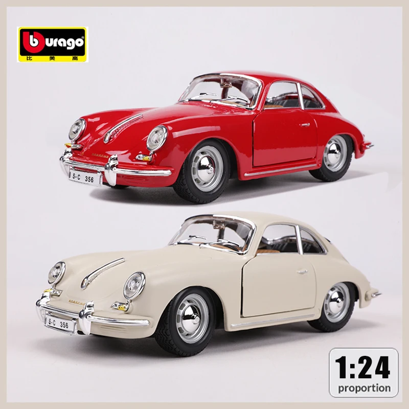 

Bburago 1:24 Porsche 356B Coupe 1961 Alloy Car Diecasts & Toy Vehicles Car Model Miniature Scale Model Car Toys For Children