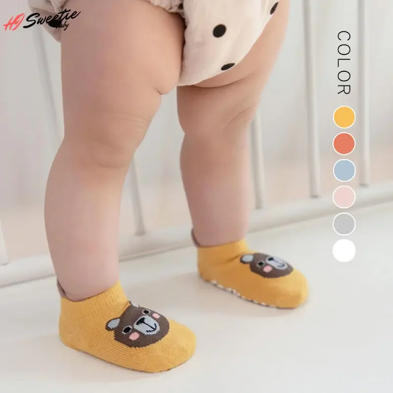 Baby Socks Spring Cute Cartoon Non-slip Baby Boys Girls Floor Socks Autumn Summer Socks  0-3 Years Old