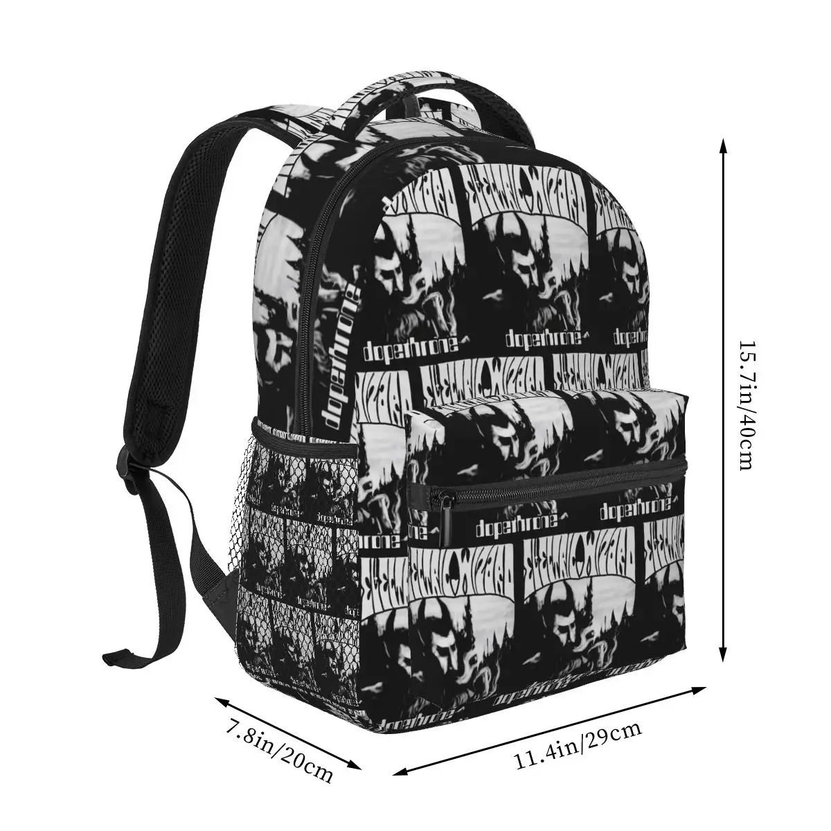 Band Electric Wizard Backpacks Boys Girls Bookbag Students School Bags Cartoon Laptop Rucksack Shoulder Bag Large Capacity