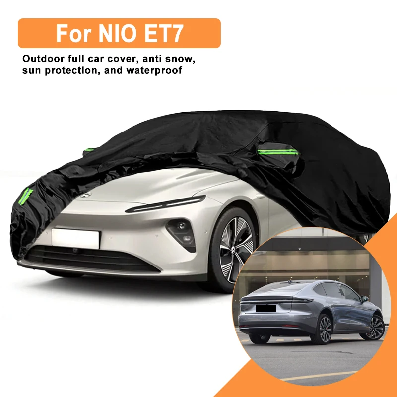 

For NIO ET7 Car Full Cover - Outdoor Waterproof Snowproof Sunshade, Winter & Summer All Weather Auto Protection Accessory