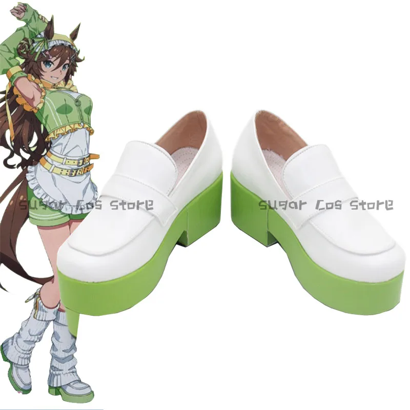 Game Pretty Derby Mr. C.B. Cosplay Shoes Boots Thick Sole PU Leather Shoes Halloween Role Play Party Outfit Props For Women Men