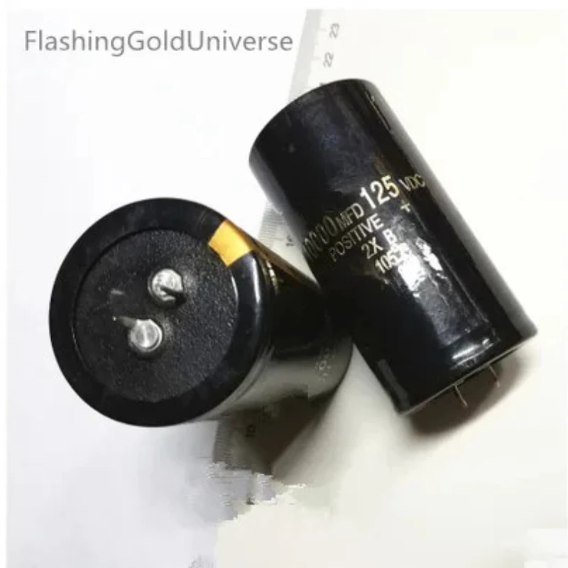 10PCS 10000uf 125v 125v10000uf 35mmx70mm  Aluminum electrolytic capacitor best quality