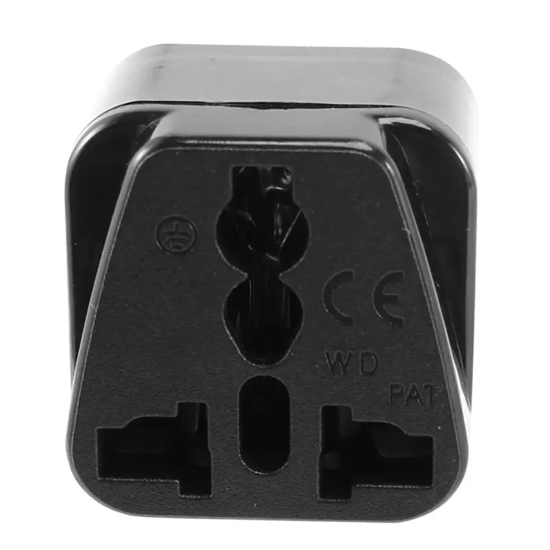 Stylish-4X IEC 320 C14 To Universal Female Power Adapter AC Power Plug Connector, Black