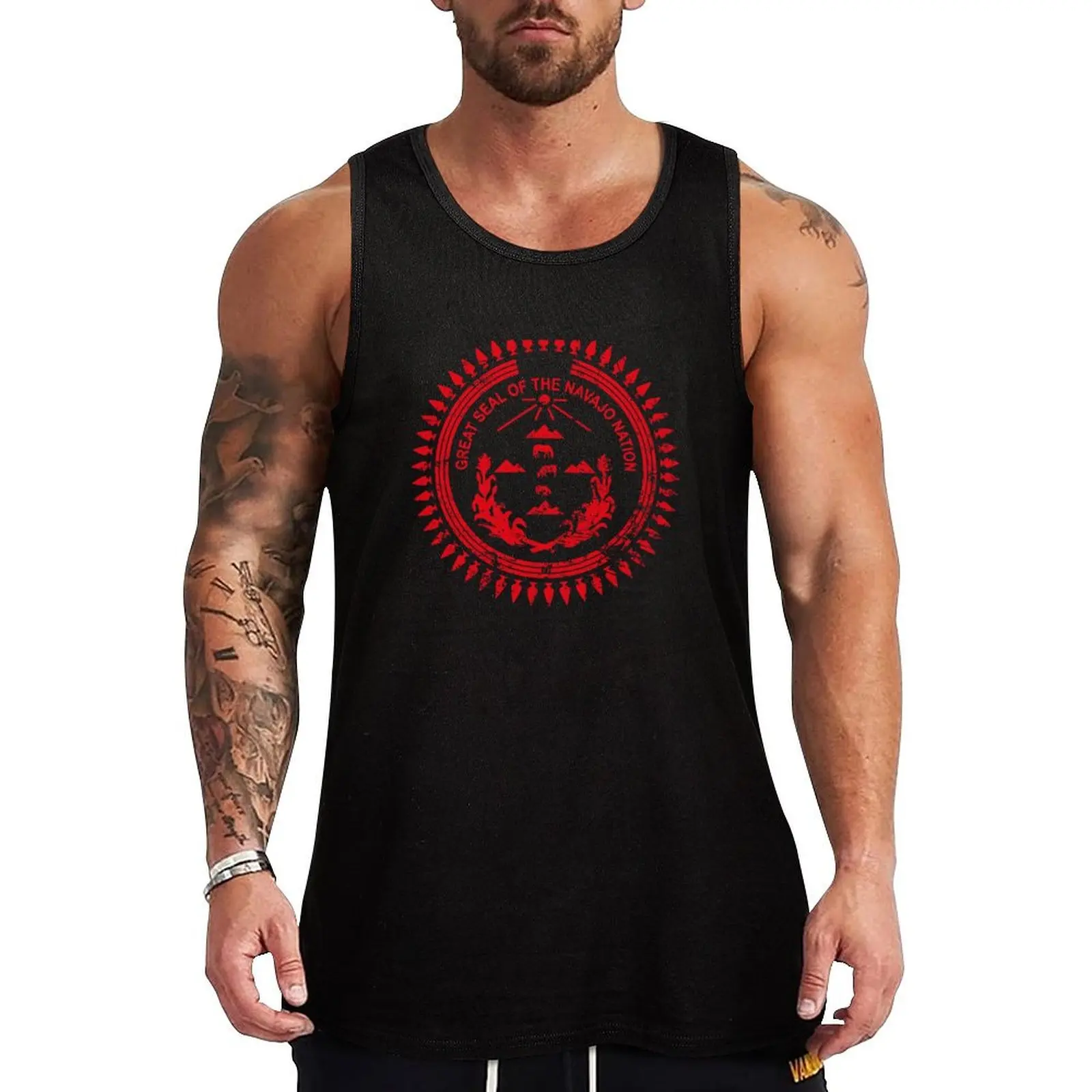 Navajo Nation Tank Top Basic Cotton Blend Tank Top Casual Sleeveless Shirt