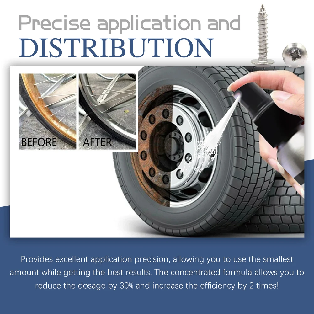 بخاخ مزيل الصدأ متعدد الأغراض ، مزيل البقع التلقائي ، تفاصيل السيارة ، مسحوق الحديد ، 30