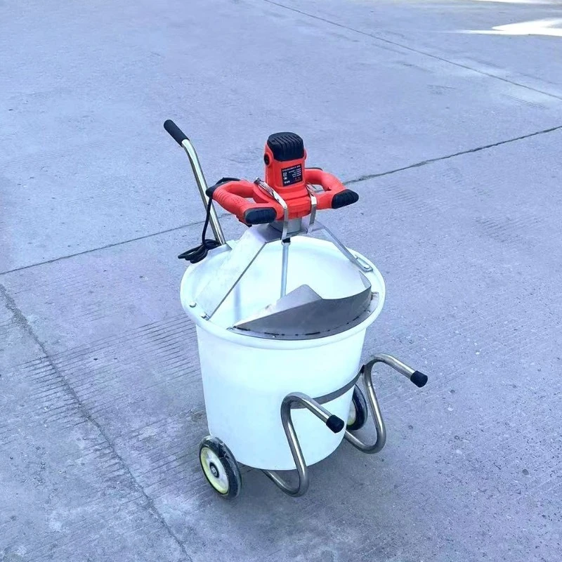 

Cement self-leveling mixing bucket, efficient and convenient portable, plastic floor construction