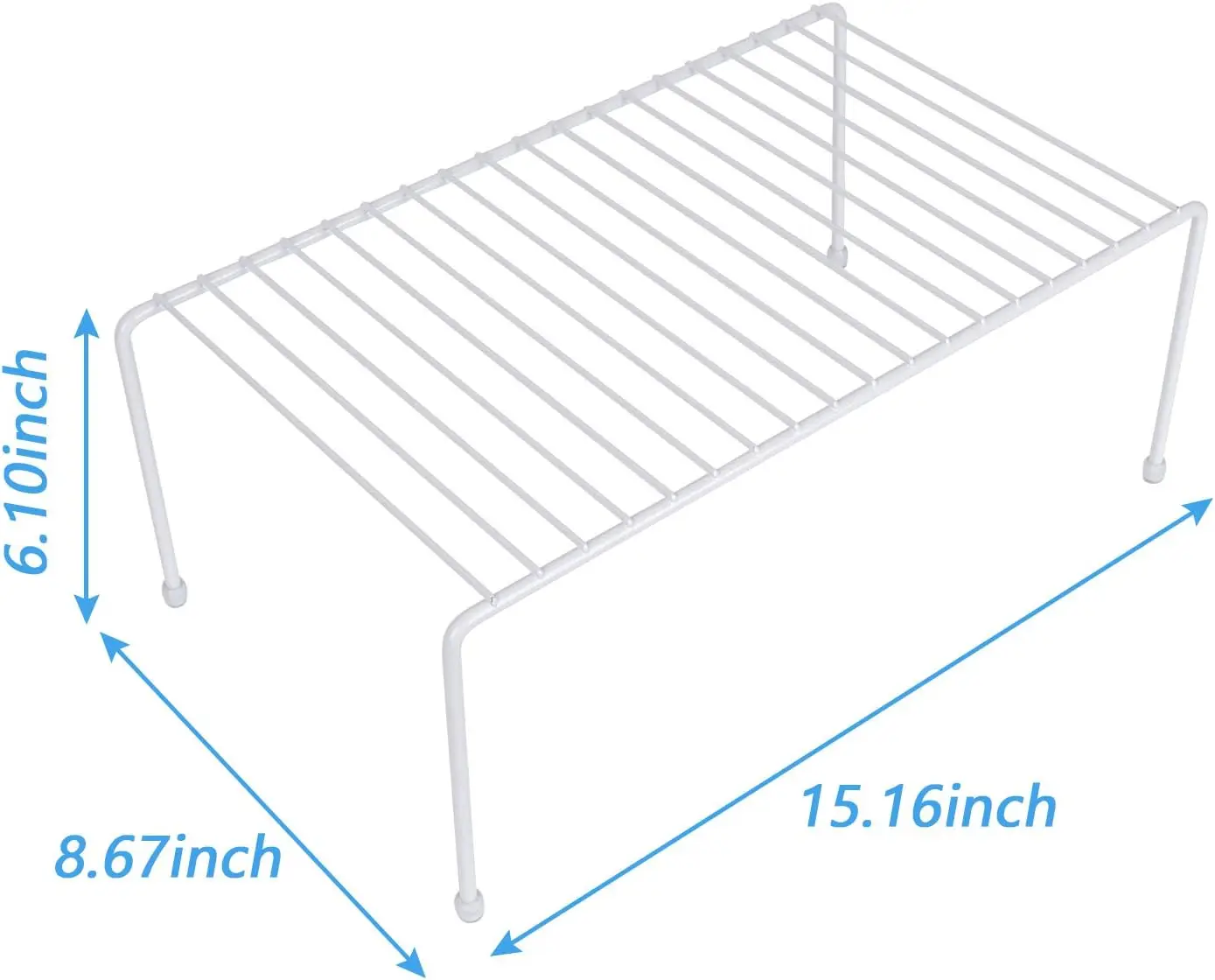 Iron Floor-standing Single layer Storage Rack Condiment Dish Rack White Wire Cabinet Helper Shelf Organizer Shelf for Kitchen