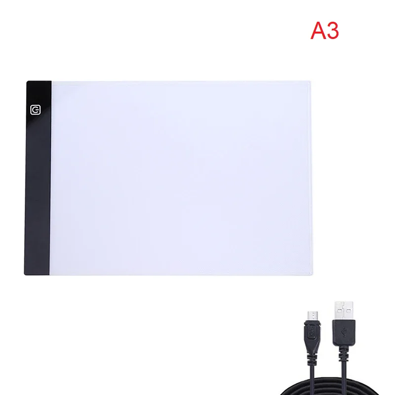 A3/A4/A5 Drie Niveau Dimbare Led Licht Pad Tekentafel Pad Tracing Lichtbak Oogbescherming Gemakkelijker voor Diamant Schilderen