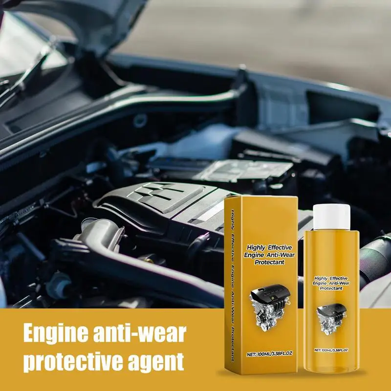 Engine Anti-Wear Protectant Anti-Wear Engine Additive Protectant Noise Reduction Car Accessories Performance Booster Wear & Tear