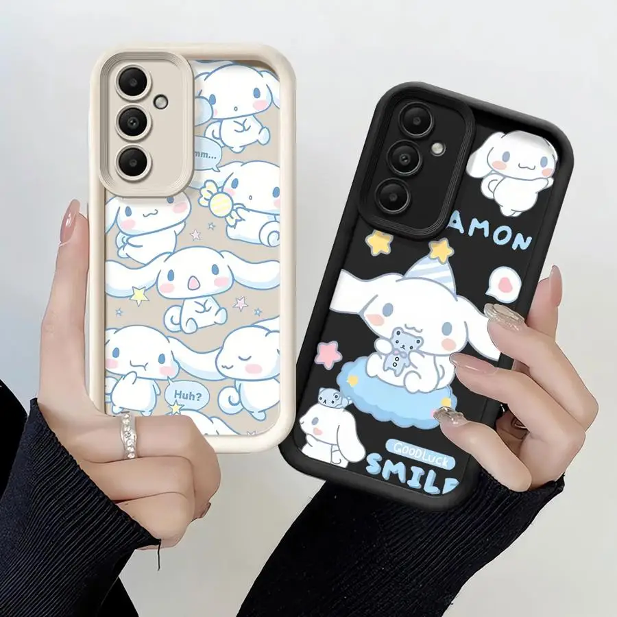 Sanrio Cinnamoroll Phone Case for Samsung Galaxy A16 A33 A34 A12 A13 A14 A22 A32 A23 A24 5G Soft Cover Silicone Cover