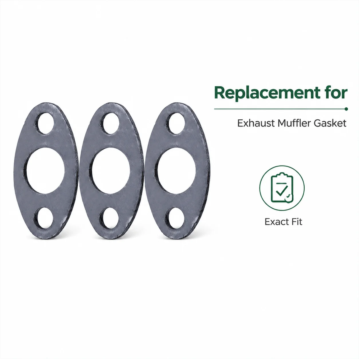 3Pcs Muffler Exhaust Gasket Replacement for Honda GX35 Engine Trimmer Brush Cutter Lawn Mower Mini Tiller Small Engine Parts