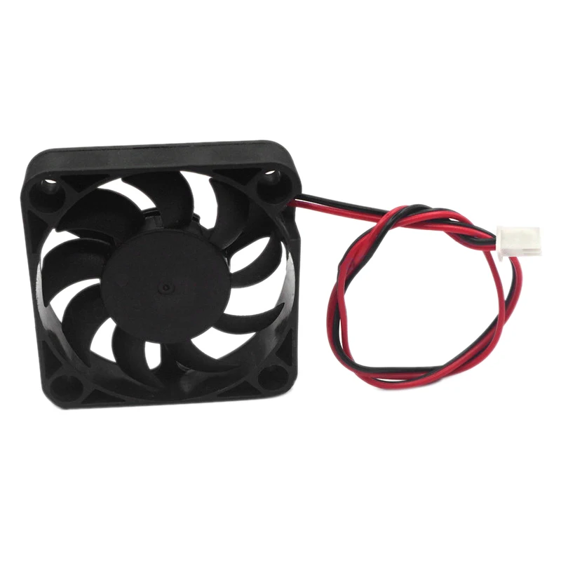 Cooling Fan 50X50X10mm 5010 DC 2Pin Brushless Cooling Fan is Suitable for CPU/Electronic Equipment Cooling,12V