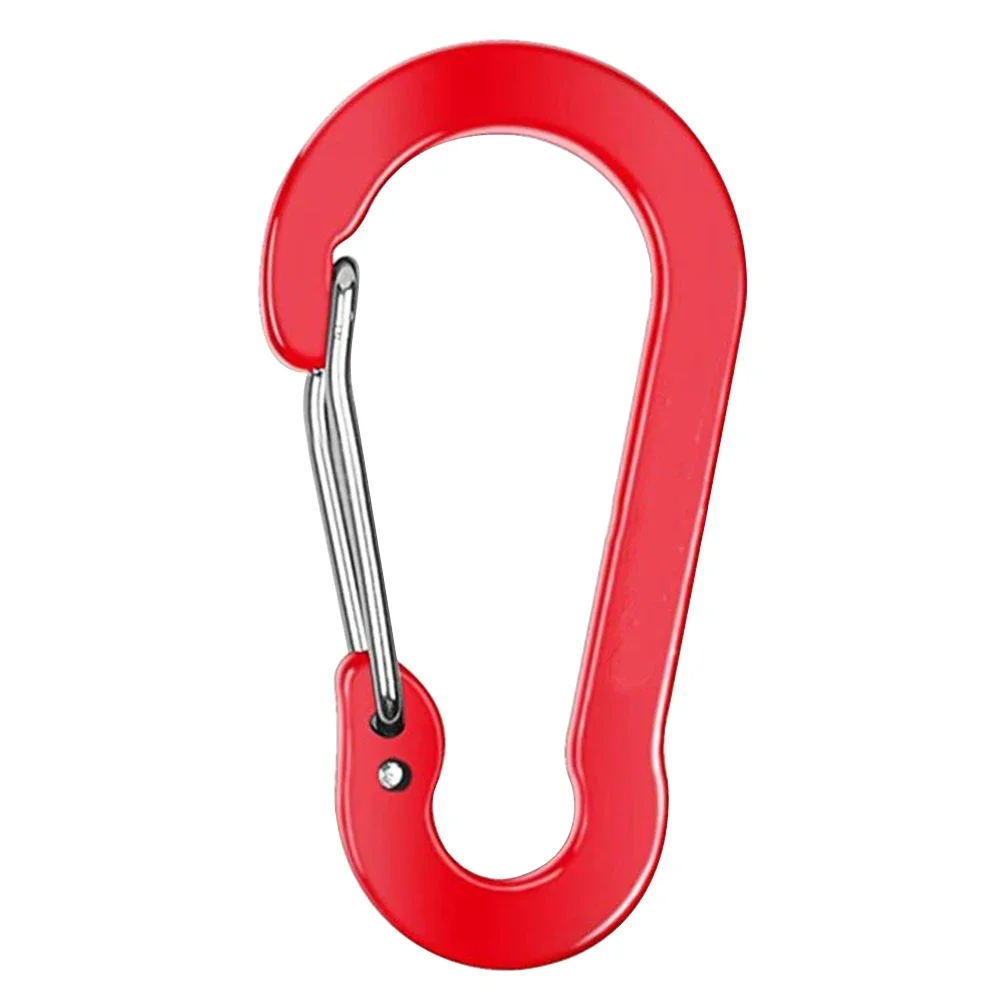 6 stücke Karabiner Clip Aluminium Legierung Schlüsselbund Lock Schnalle Snap D-Ring Clip Outdoor Rucksack Camping Multi Tool Angeln wandern Haken – Detail 17