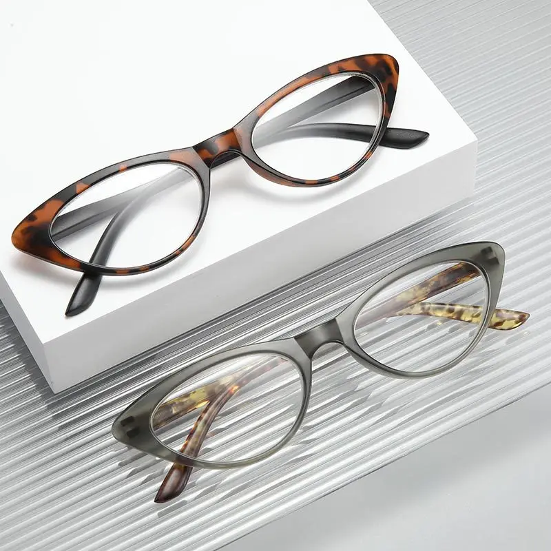 Cat Eye Presbyopia Glasses for Women Men Luxury Brand Anti Blue Light Far Sight Eyeglasses Optical Prescription Reading Eyewear