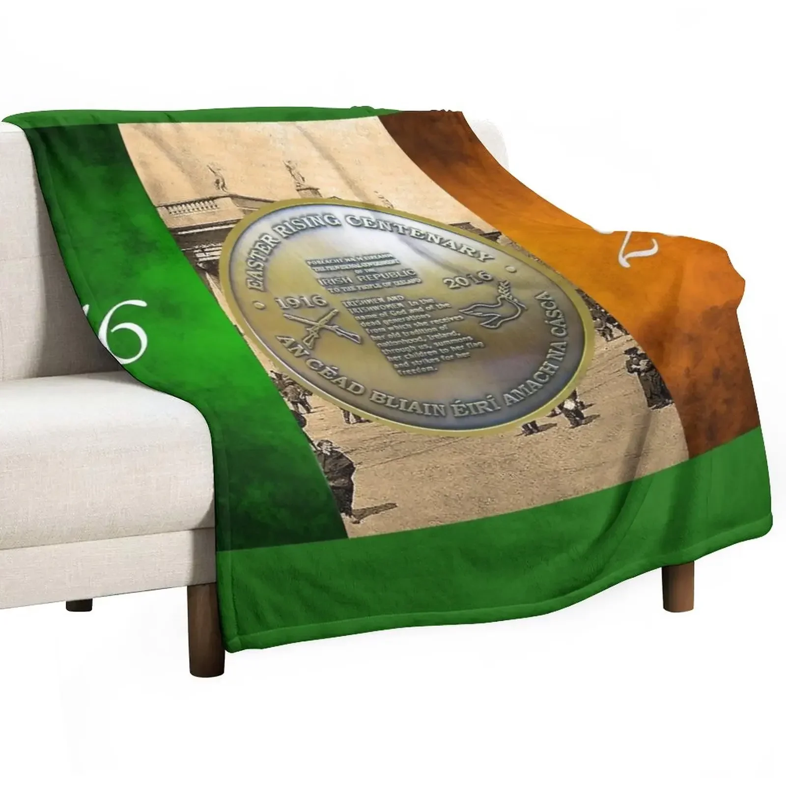 

1916 - 2016 Easter Rising Throw Blanket Blankets For Sofas for sofa Blankets Sofas Of Decoration Stuffeds Blankets