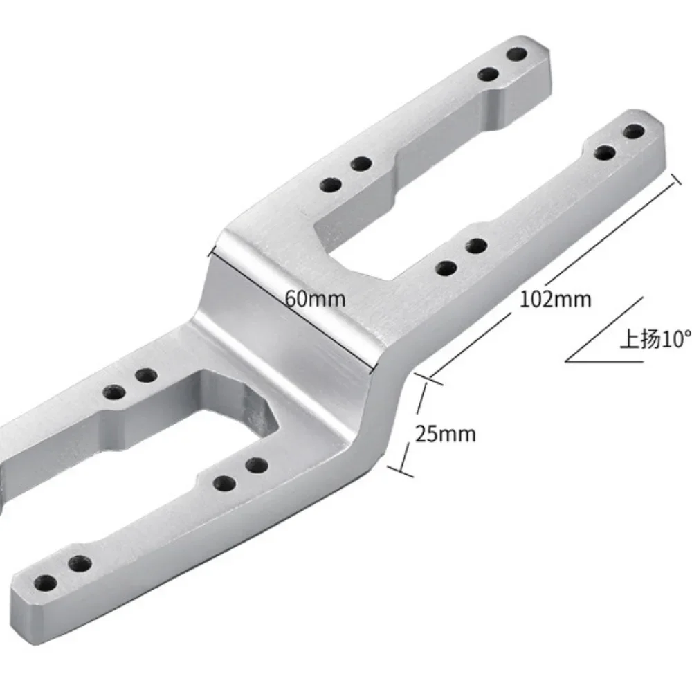 LDP Longboard Extension Fork, Deck Riser Mount, Drop Truck Adapter for Downhill Carving, Universal Skateboard Parts