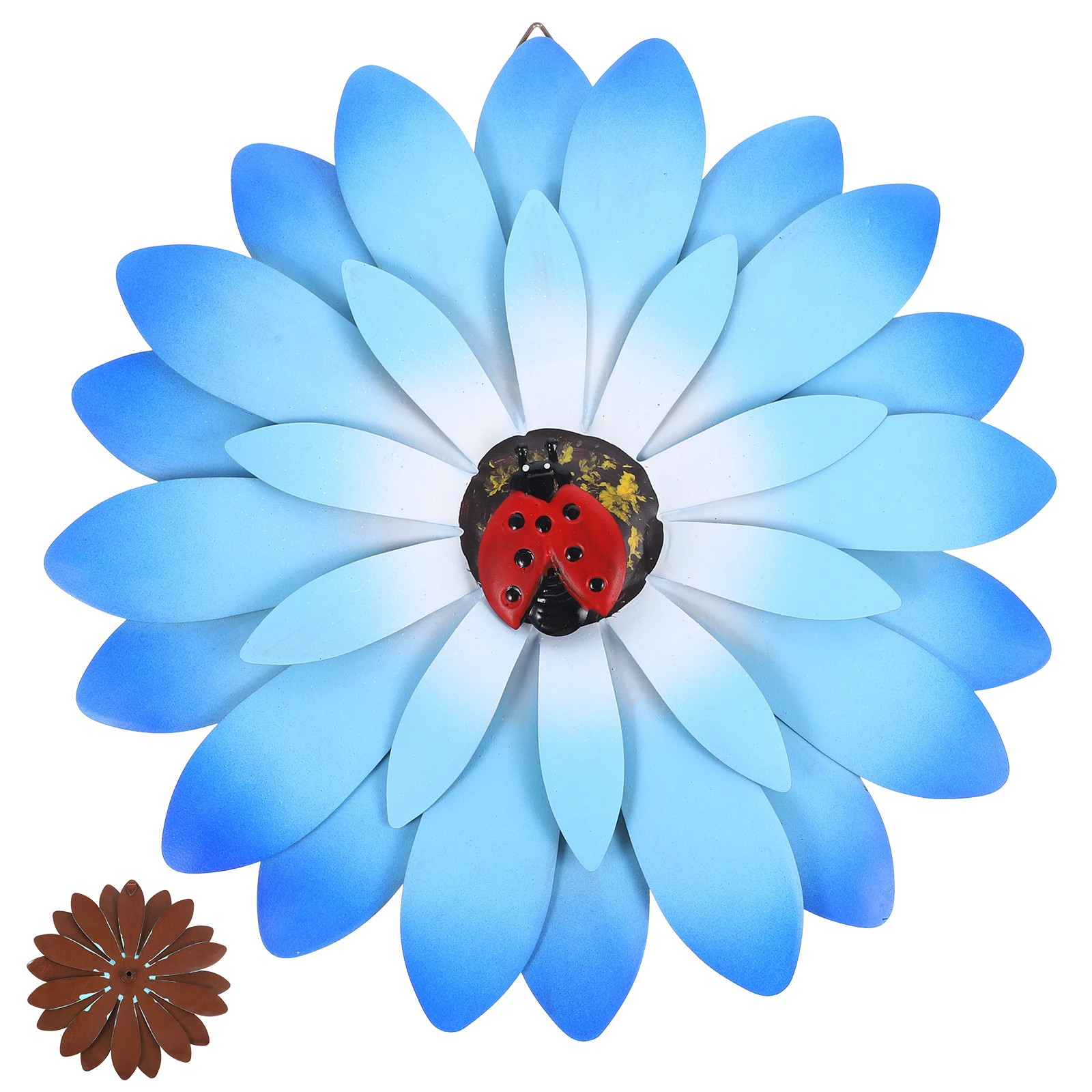 

Wall Decoration Flower Home Decorations Living Room Metal Art Ornament Pendant Sunflower Style Handcrafted 3D Wall