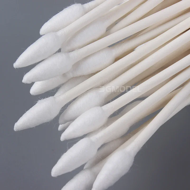 100Pcs Double Head Cotton fioc Panel Line Wipe Tools per modello militare Hobby Cleaning Weathering Tools fai da te