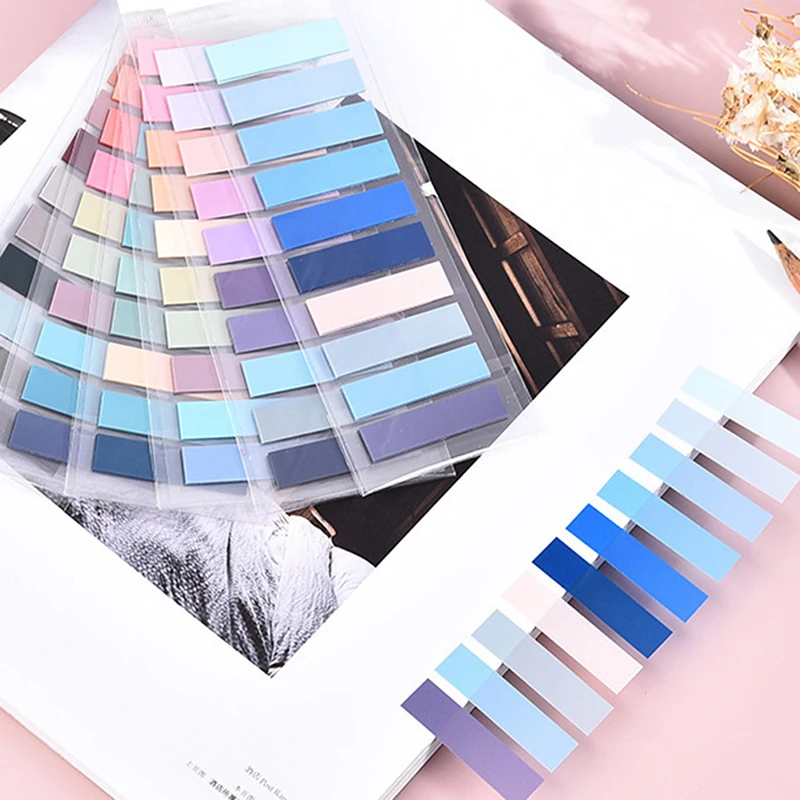 200 Sheets  Page Markers  Tabs Bookmark Transparent Sticky Classify Files For Books Waterproof Notes Strip Students Flags