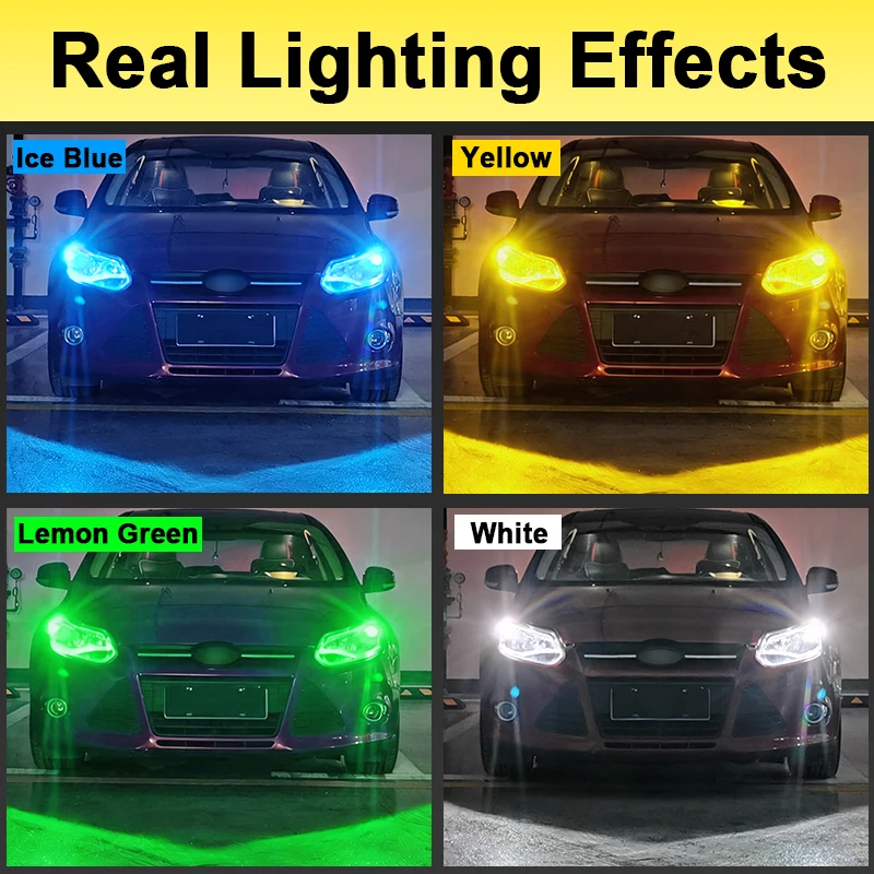 T10 W5W LED Canbus Bulb T10 LED High Power Position Parking Lights For Car Side Marker Lamp Dual Colors White Yellow Blue Green