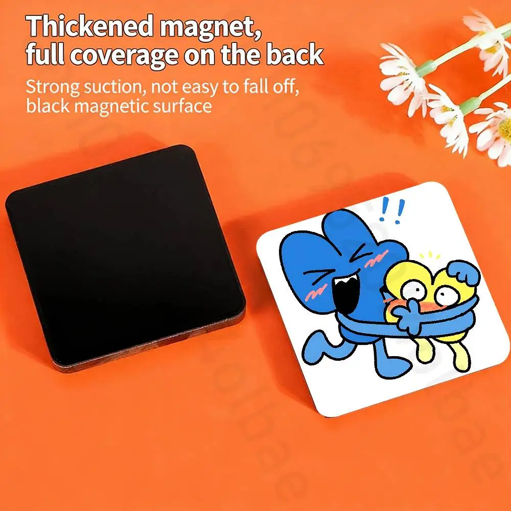 Funny Bfb X and Four Fridge Magnet Personalized Magnetic Durable Plastic Square Picture Surface Fridge Magnets