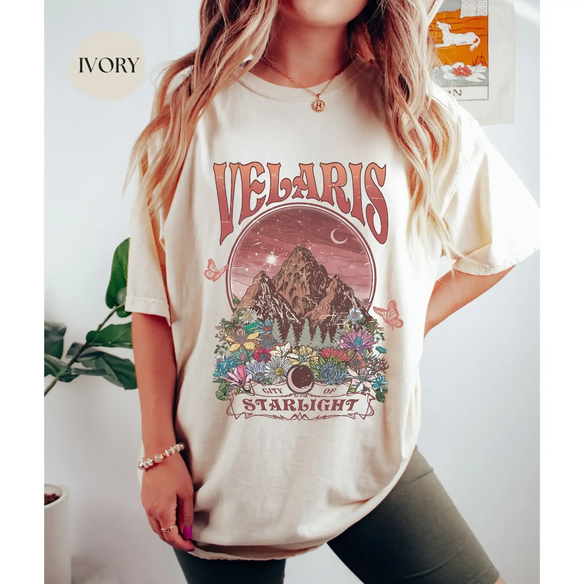 Velaris City of Starlight Two-Sided T-shirt The Night Court SJM Merch Women Men Kids Cotton Fashion Tops Children Boy Girl Tee