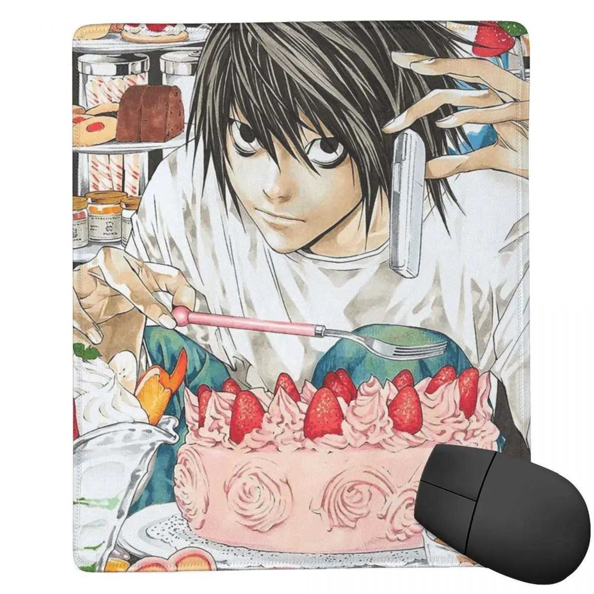 Deaths Notes Ryuk Anime 7x9 in 22x18 cm Mouse Pad Computer Keyboard Mouse Mat Gaming PC Laptop Desk Mat Accessories Table Mats