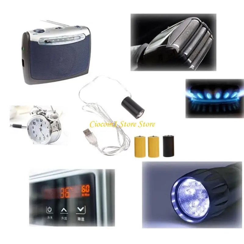 A3PC LR14 C Battery USB-Netzteil, ersetzt 4,5 V 3 V C-Zellen-Batterie – Detail 5