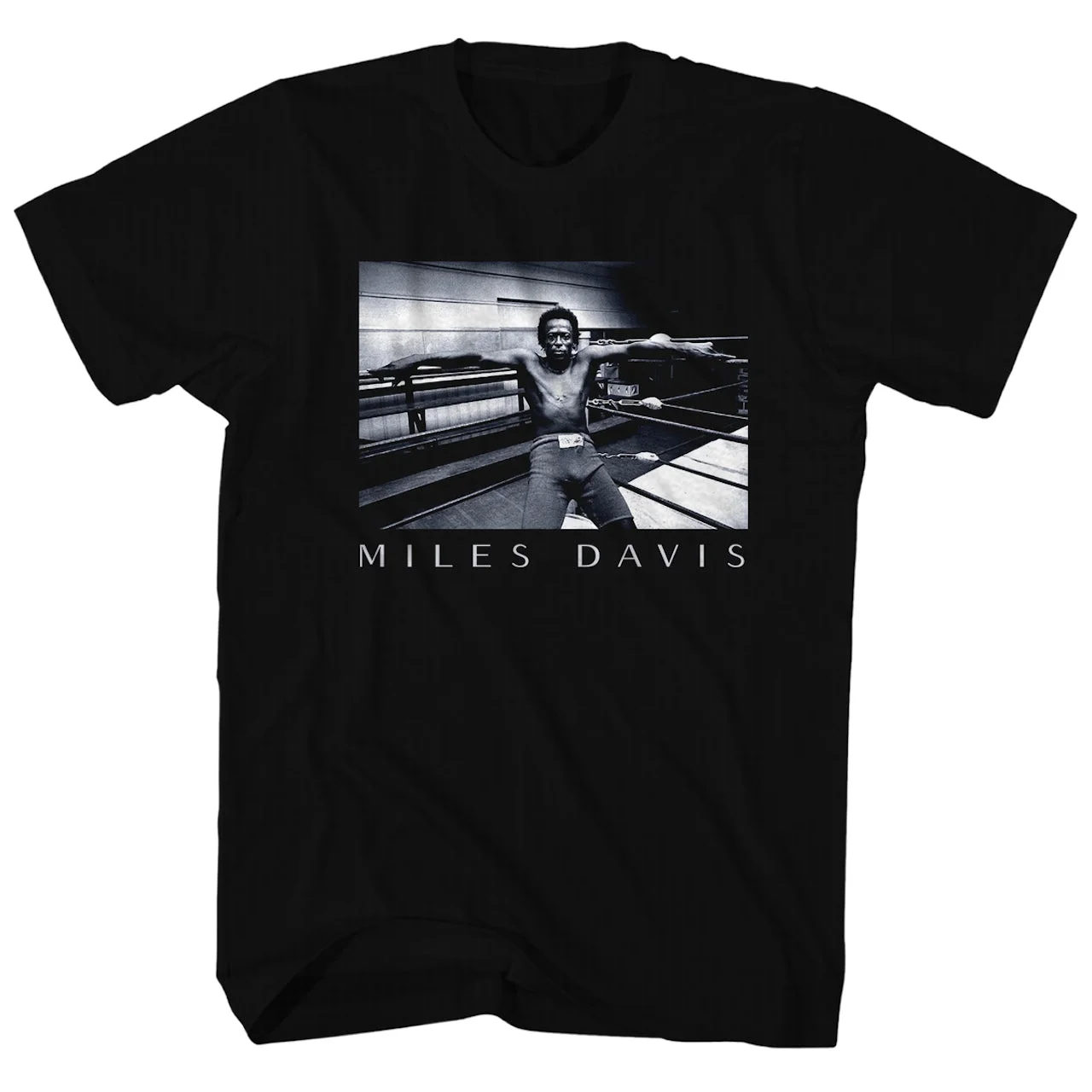 

Small Size Miles Davis American Retro Classic ort Sve T-irt Cotton Youth Faion Summer Anti-Wrinkle round Ne Print