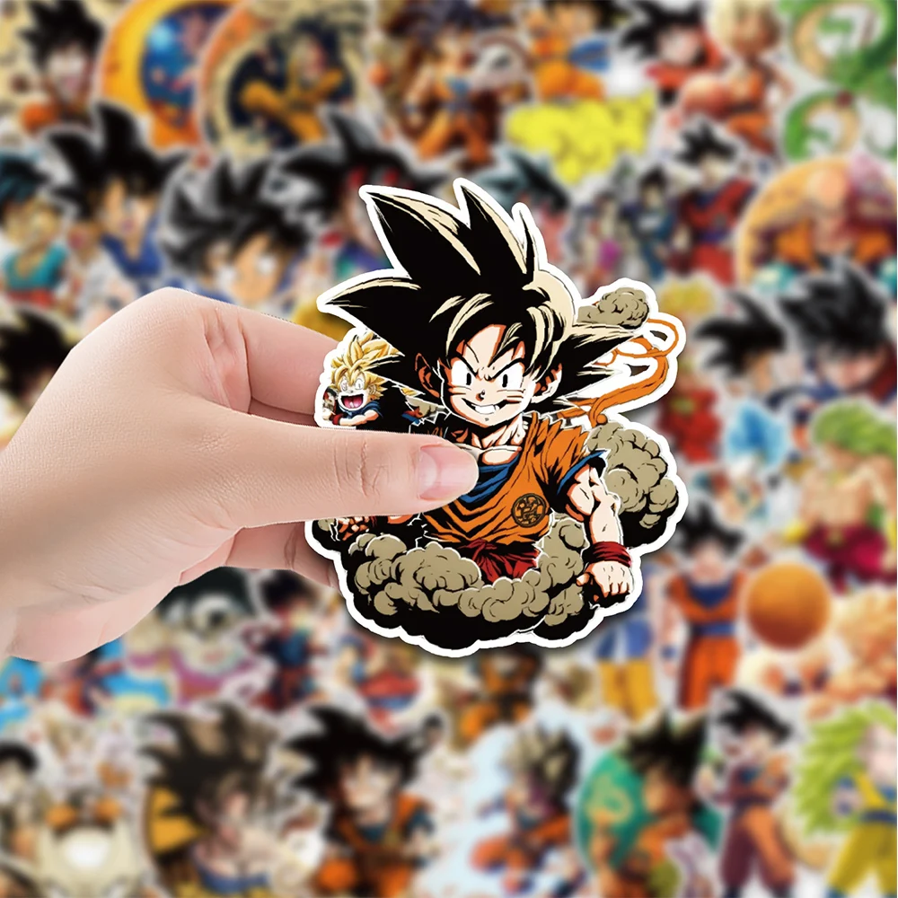 10/30/50pcs Dragon Ball Anime Son Goku Stickers Cool Cartoon Super Saiyan Graffiti Sticker Decal for Phone Kids Toy Laptop Diary