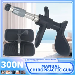 300N Chiropractic Adjustment Tool Portable Massage Body Physical Massager Effective Improves Limbs Back Pain Manual Gun 2024 New