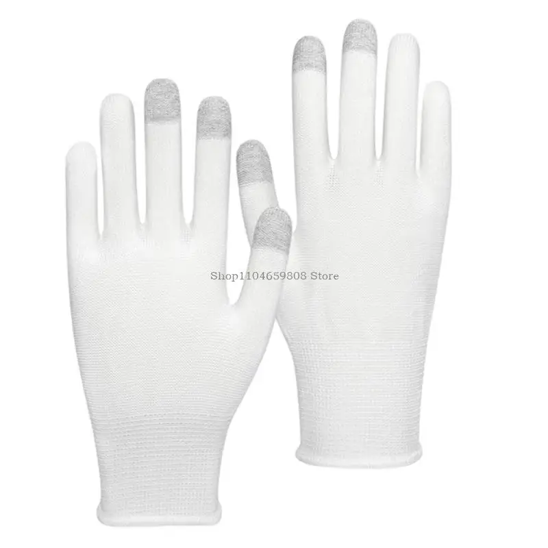 Breathable Conductive Fiber Touch Display Gloves For Rhythm Game Outdoor Ready Nylon Fabric Fit All Ergonomic Design 2x