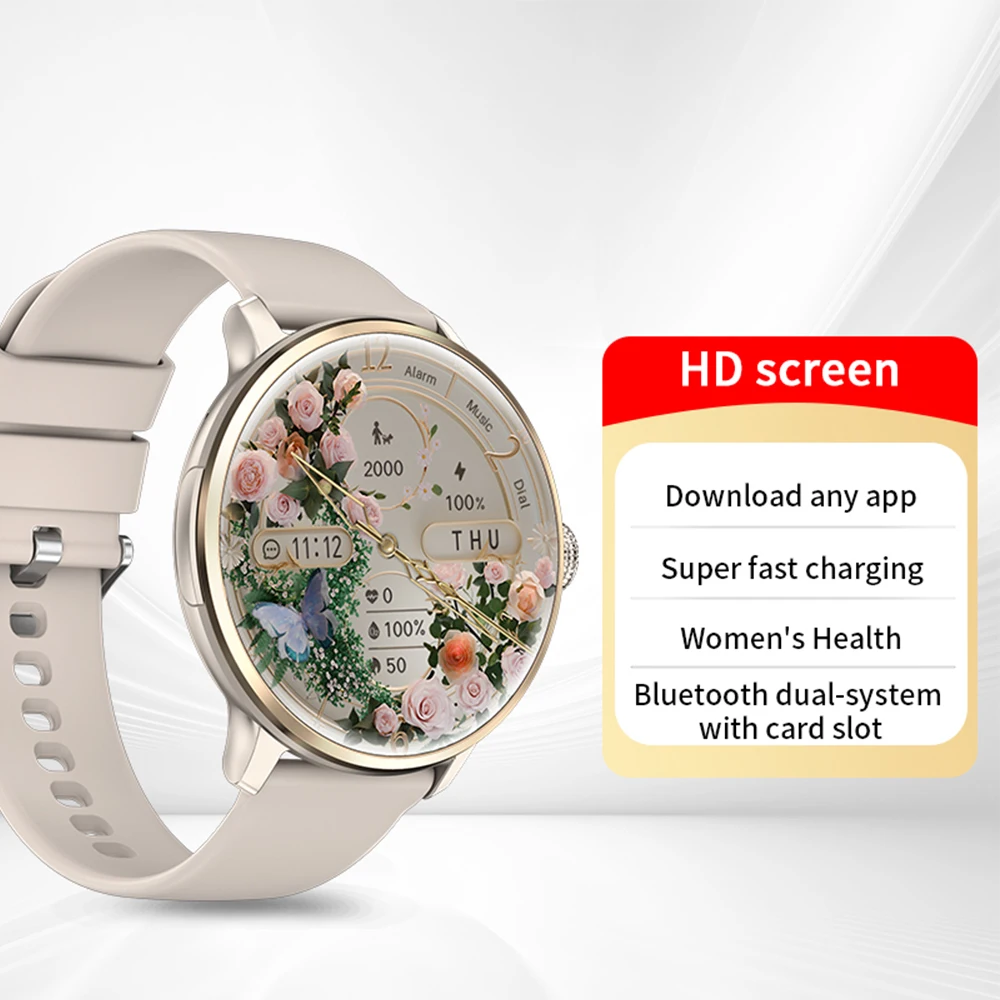 Lady Smart Watch with AMOLED Display & Video Call