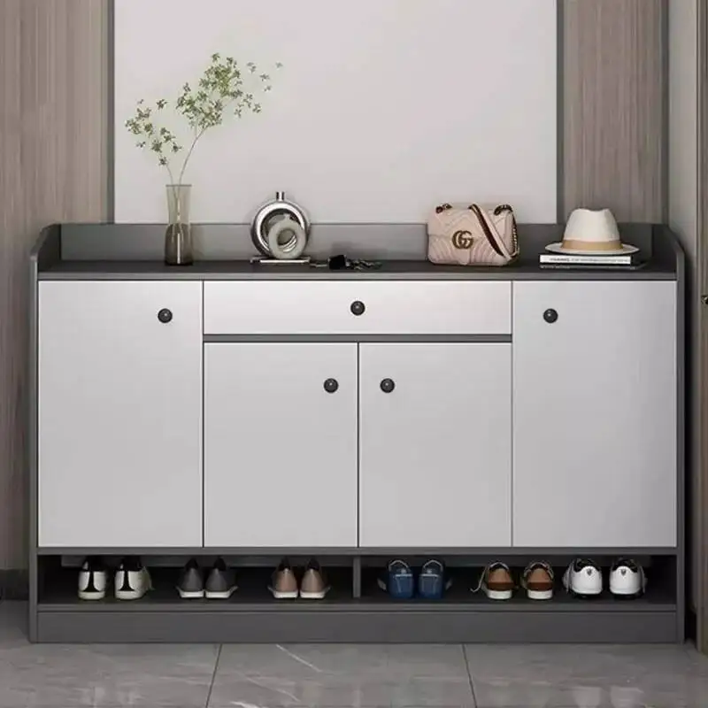 Boots Storage Shoe Cabinets Dust Proof Man Door Space Saving Shoe Cabinets Nordic Vertical Armarios Para Zapatos Home Furniture