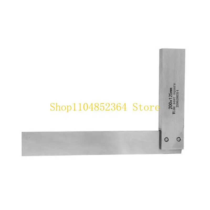 652F Mechanical Engineer Angles Ruler Machinist Square L-Type Measure Tool Wide Base Square Tool 90 Degree Wide Seats Square