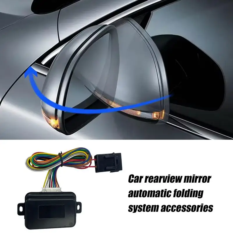 Car Side Mirror Folding System Automotive Smart Side Mirror Control Rearview Fold Unfold Controller Closer Module Accessories