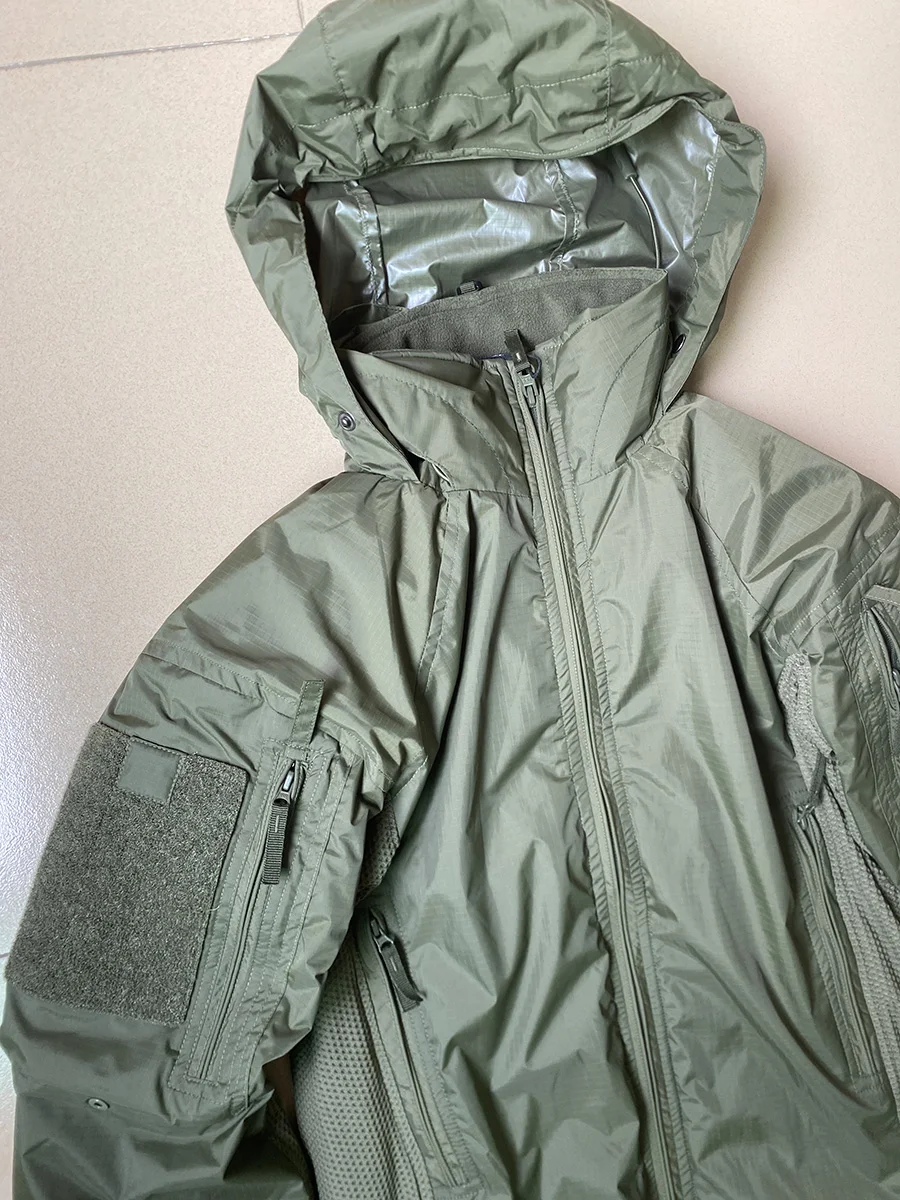 Ultraleichte Kampf-Baumwolljacke im PRO-Stil, Softshell-Jacke, Outdoor-Trainingsuniform für Herbst und Winter – Detail 9
