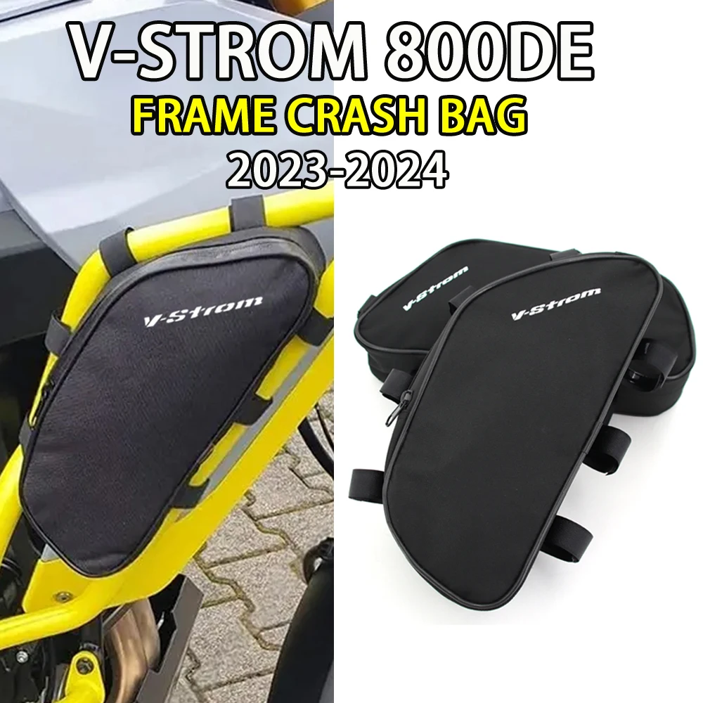 800 DE 2023-2024 Motorcycle Original Bumper Repair Tool Placement Bag Frame Crash Bars Waterproof Bag FOR SUZUKI V-STROM 800 DE