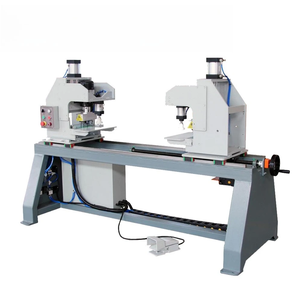 HICAS SF4022 Automatic Double Head Drilling Machine Dual-head Drilling for Standardized Hole Processing in Wooden Pallets