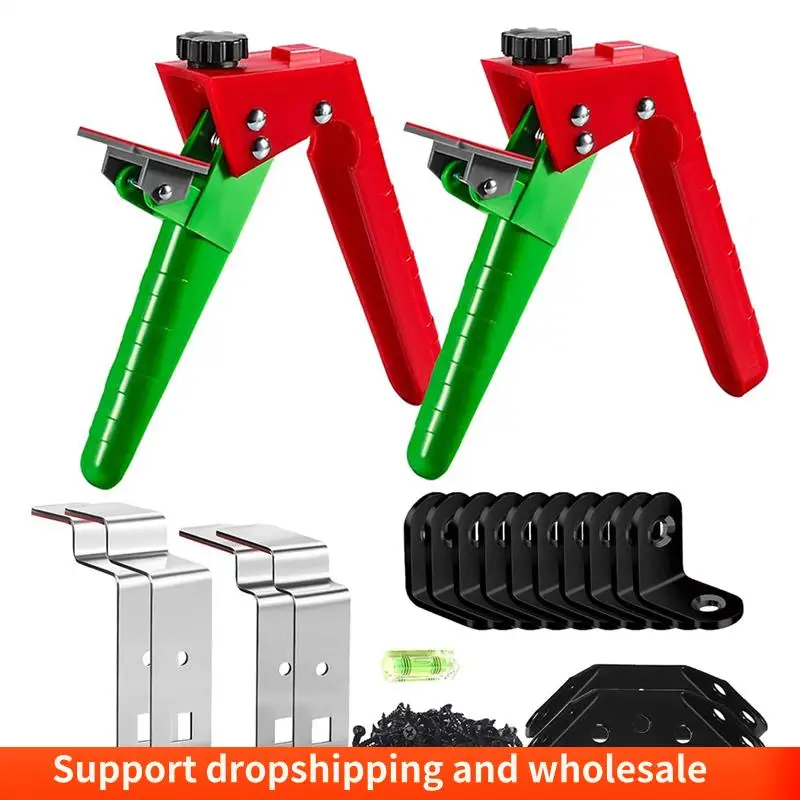 AA86 Drawer Front Mounting Clips 2 Pieces Drawer Fixing Clips For Secure Drawer Front Assembly Drawer Mounting Tool
