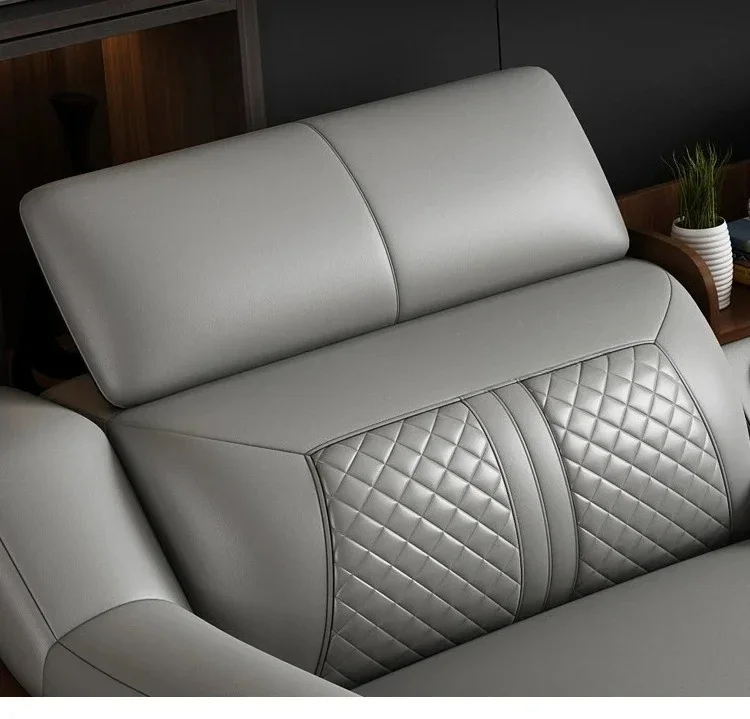 Modern Luxury Combination Modular Leather Corner Lounge Sofa Multifunctional L Shaped Living Room Sectional Sofa Furniture Set