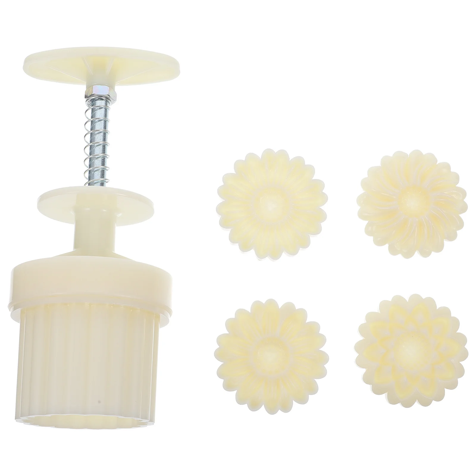 

1Set Flower Design Moon Cake Molds DIY Mid-Autumn Festival Press Mold Smooth Surface Easy Release Baking Tool for Cookies