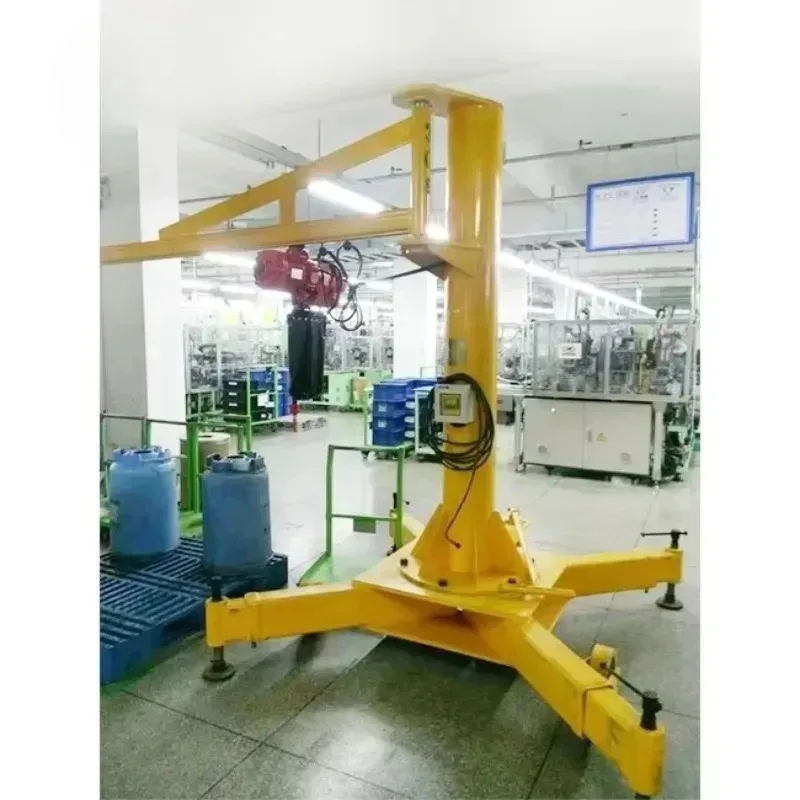 Electric Hoist Lifting 0.5Ton 1Ton 2Ton Portable Jib Crane Best Selling Mini Arm Crane
